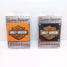 Harley Davidson Playing Cards New Sealed Lot Of 2 Decks Casino Quality 