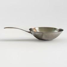 Calphalon Tri-Ply Stainless Steel Stir Fry Flat bottom Wok 12" #155 with Lid