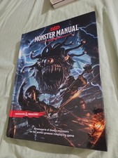 Dungeons and Dragons Monster Manual Core Rulebook 5th Edition 2014, HC D D Guide