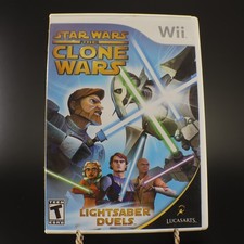 Wii Nintendo STAR WARS THE CLONE WARS Rated T Game in Open Box