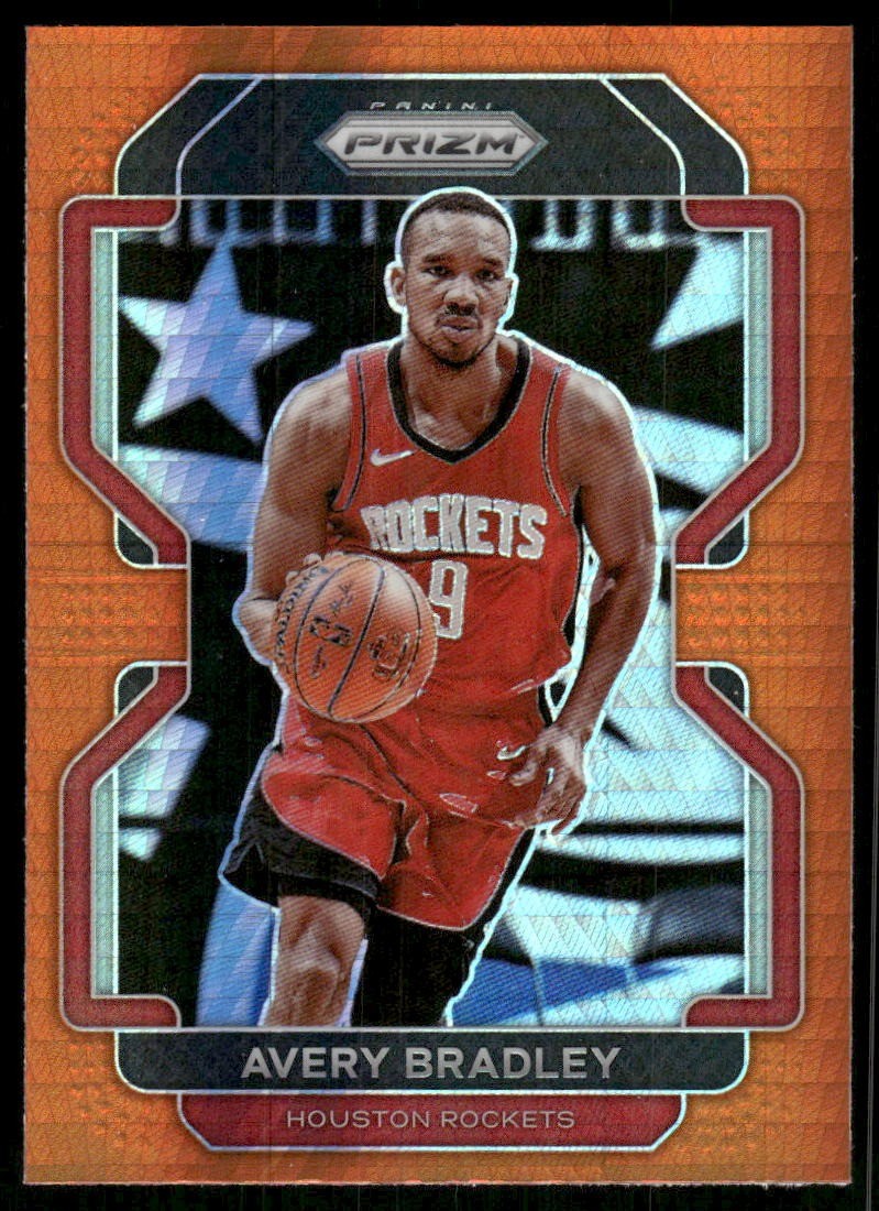 2021-22 Panini Prizm #109 Avery Bradley Hyper Orange SSP