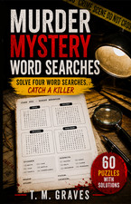 Murder Mystery Word Searches - Solve 4 Word Searches - Catch A Killer Book