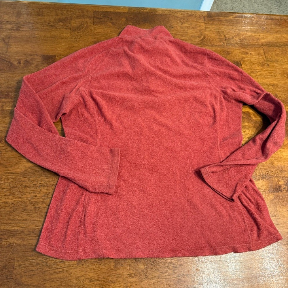 The North Face Women's Red quarter zip fleece Sweater size large thumbnail 7