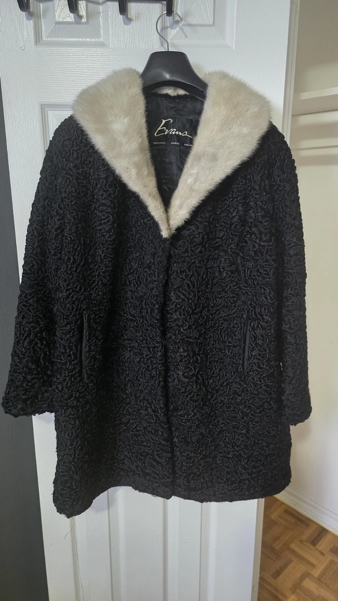 Evans Fur Coat Vintage Coats, Jackets & Vests for Women for sale
