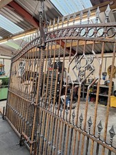Bespoke Wrought Iron Driveway Gates Made to Measure Metal Steel Electric UK