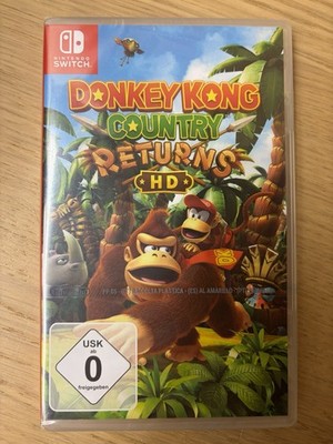 Donkey Kong Country Returns HD Nintendo Switch Spiel Jump'n'Run Game Versiegelt