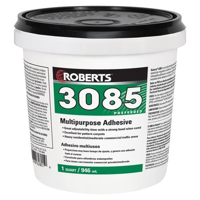 Roberts 3085-0 Multipurpose Carpet and Felt Back Vinyl 1 Quart, Beige 