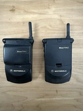 Set 2 Motorola StarTac Flip Phones Rare Untested No Chargers