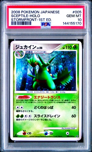 Sceptile HOLO STORMFRONT JAPANESE POKEMON GEM MINT PSA 10