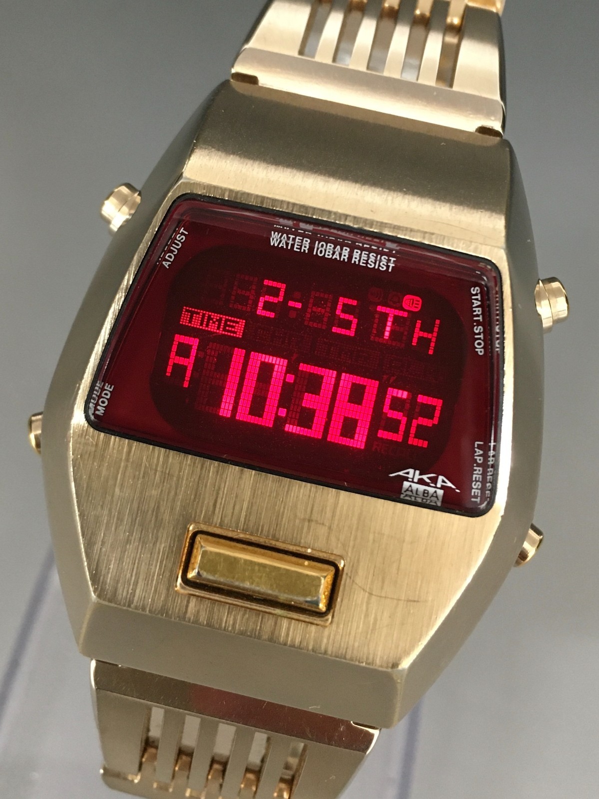 SEIKO Vader #3391 W670-4000 [Exc+5] Darth From Japan YELLOW ALBA AKA LIMITED - vintagewatches.pk