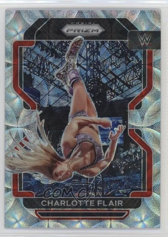 2022 Panini Prizm WWE Premium Box Set Prizm 5/199 Charlotte Flair #180 h1k