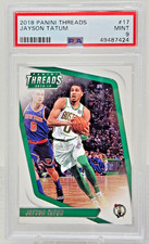 2018 Panini Threads JAYSON TATUM Basketball Card PSA 9 MINT Pop 19