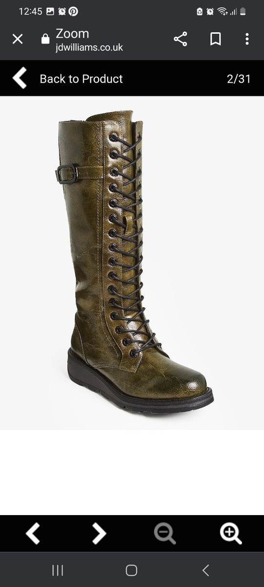 Heavenly Feet Boots Size Flat Knee High UK