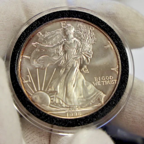 1996  US Silver Eagle $1 Nice Unc Better Year.