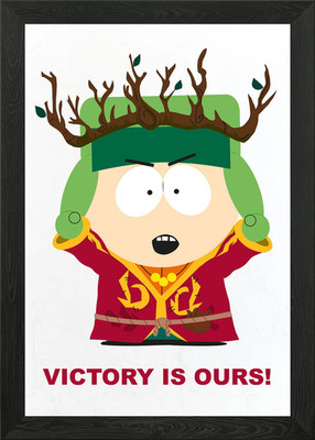 Victory Is Ours Framed Wall Art Poster Canvas Print Picture