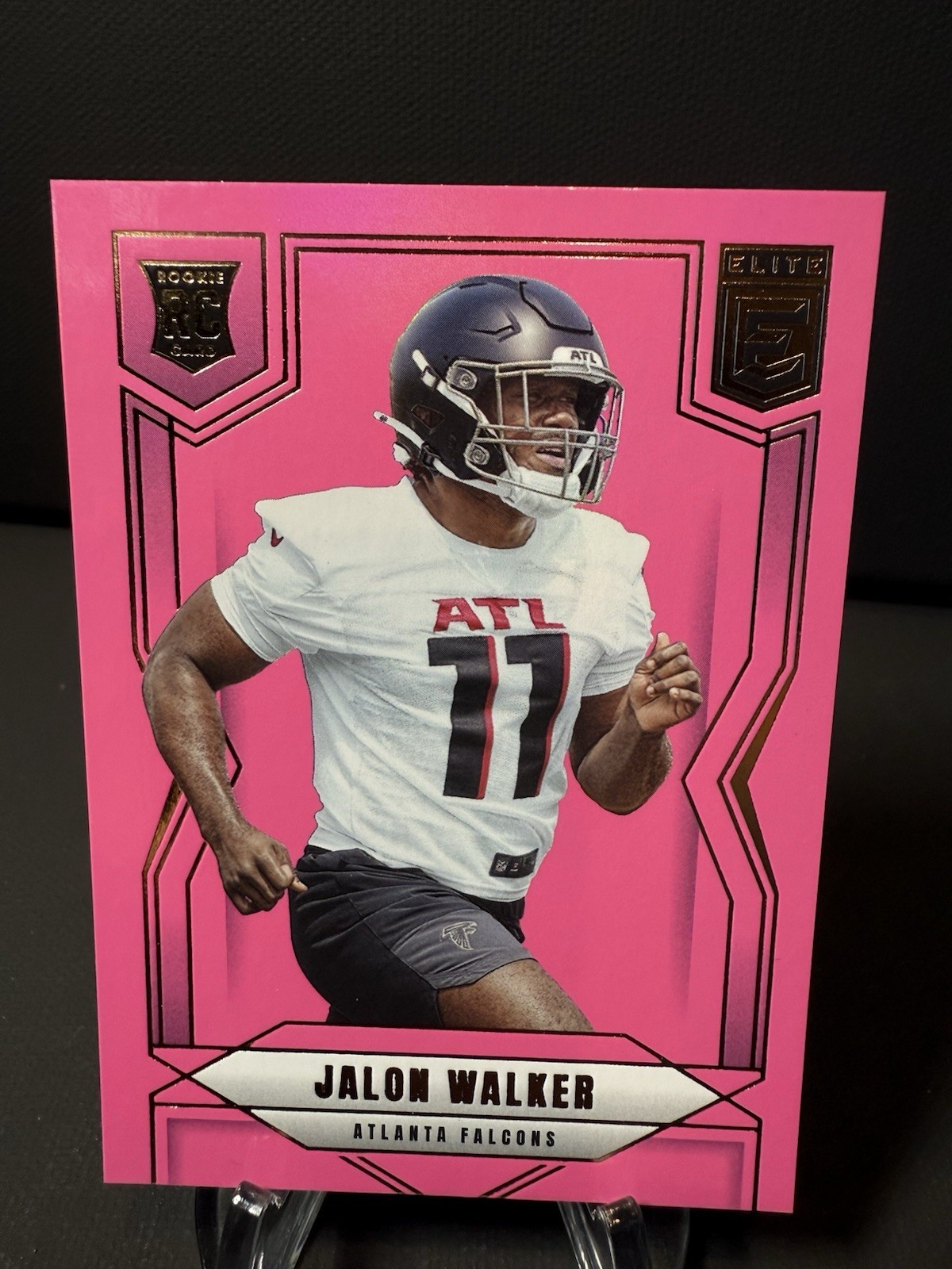 2025 Panini Donruss Elite - Rookies Jalon Walker #165 Pink (RC)
