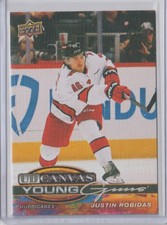 25-26 UPPER DECK SERIES 1 YOUNG GUNS CANVAS JUSTIN ROBIDAS