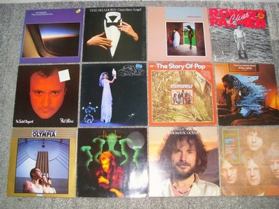 Schallplatten 70er 80er POP Rock Alben, Robert Palmer, Phil Collins, Alan Parson