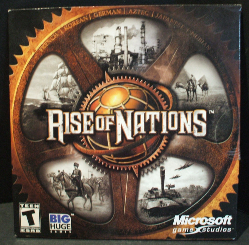 Rise of Nations Microsoft Games Studios Big Huge Games Rated T PC GAME