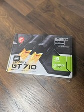 Nvida GeForce MSI GTX710 2GB DDR3 Graphics Card Factory Sealed