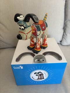 Gromit Unleashed Figurine Blazing Saddles ! Superb Condition with Original Box