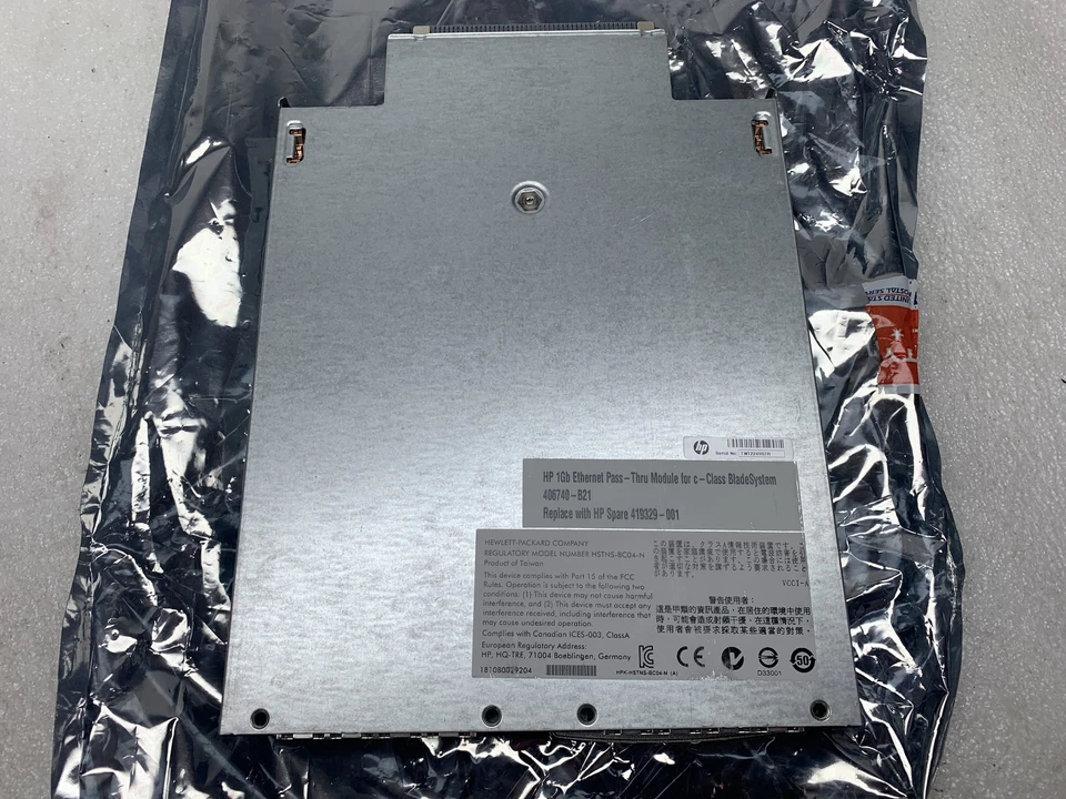 HP HSTNS-BC04-N 1Gb Ethernet Pass Thru Module for Class C Blade System - Image 4 of 4