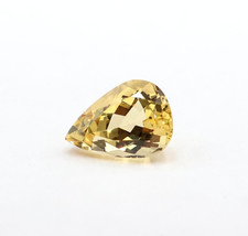 Natural Yellow Beryl Faceted Gemstone, Genuine Beryl Cut 2.30 Ct, 10X7 MM