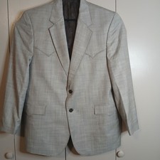 NWT Circle S Dallas Men's Western Style Sport Coat Jacket Sz Large Long