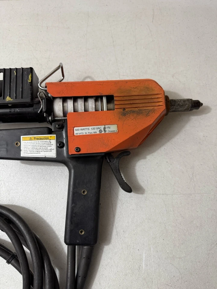 Pistola de pegamento aplicador de fusión en caliente PG II LT 3M Scotch-weld usada ~ PARA REPUESTOS O REPARACIÓN Foto 4 de 4