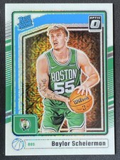 Baylor Scheierman 2024-25 Panini Donruss Optic Rated Rookie Choice White RC /48