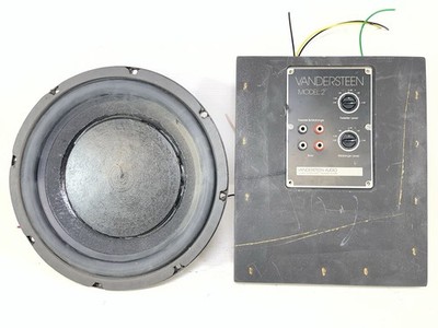 VANDERSTEEN model 2 serial No 54028C With 9 in Sub Woofer - Not Tested