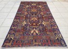Hand Knotted Vintage Afghan Zakani Balouch Pictorial Wool Area Rug 6.7 x 3.5 Ft — photo 3