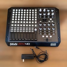 Akai APC40 Black Ableton Performance Controller Tested Working w/ AC Adapter