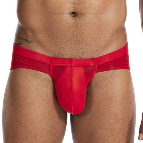 Sexy Para Hombres Tanga Suave Calzoncillos Bolsa Mejora Cintura Baja Bikini Ropa Interior Caliente - Imagen 12 de 25