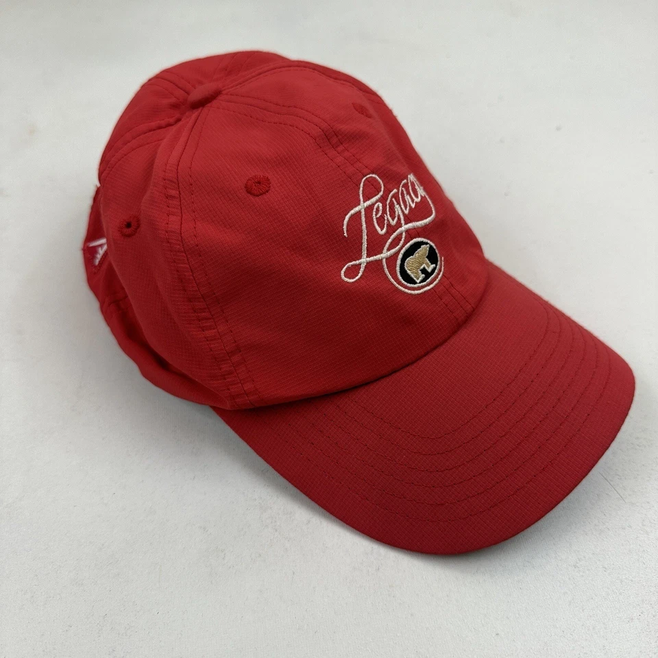 Antigua Legacy Golf Links Nicklaus Red Hat Strap-back Performance Technical Fit - Image 4 of 4