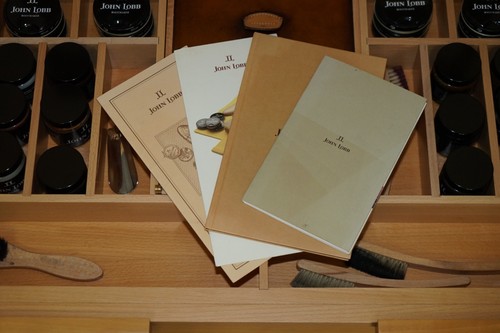 1 OF 1 HERMES PARIS JOHN LOBB EXTRA LARGE SHOE TRUNK HAND DYED LEATHER PANELS - Picture 15 of 24