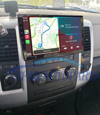 Wireless Carplay Android Car Stereo Radio GPS For Dodge RAM 1500 2500 2009 2010