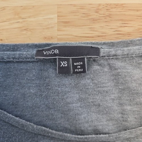 Vince Womens Ombre Top Pullover Size XS Blue Crew Neck Short Dolman Sleeve - Bild 4 von 9