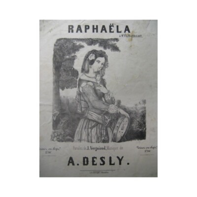 Desly A. Raphaëla Gesang Klavier XIX.