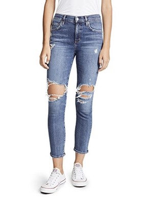 NWT AGOLDE Sophie High Rise Skinny Crop 
