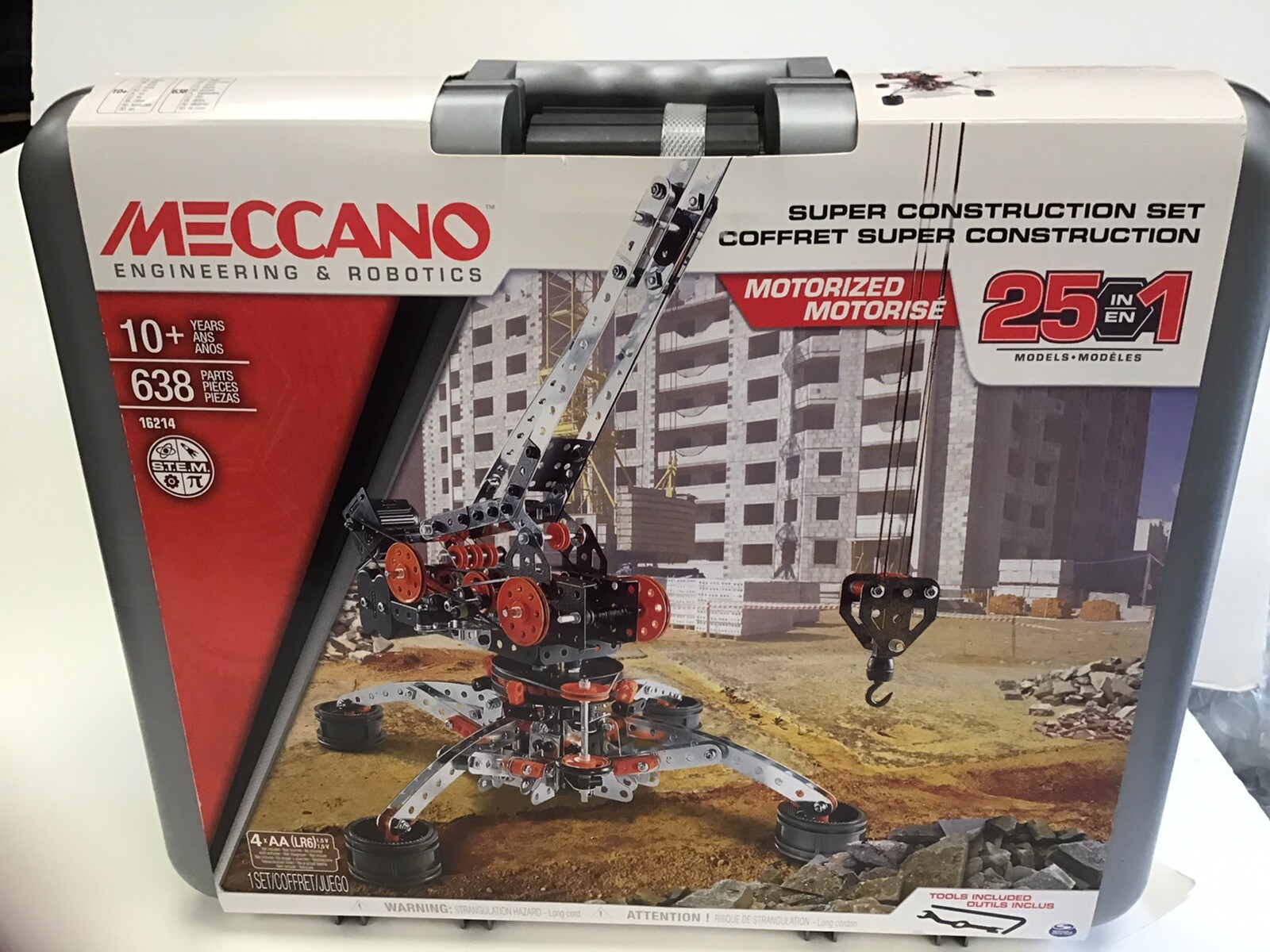 meccano construction motorized