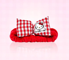 The Creme Shop Hello Kitty Plush Spa Headband - Red Gingham