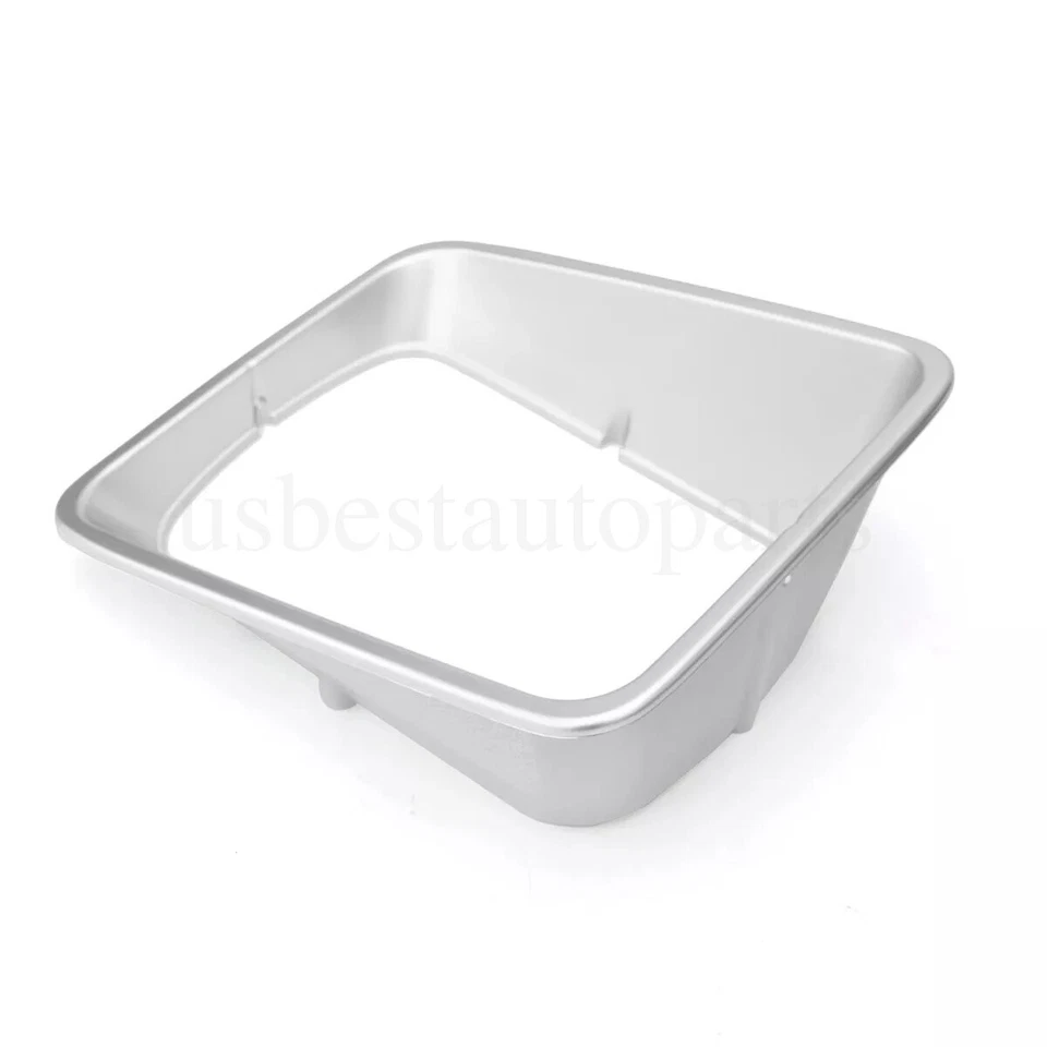 Par de bisel de faros de plástico gris para Freightliner FL50 FL60 FL70 FL80 FL106 Foto 4 de 4