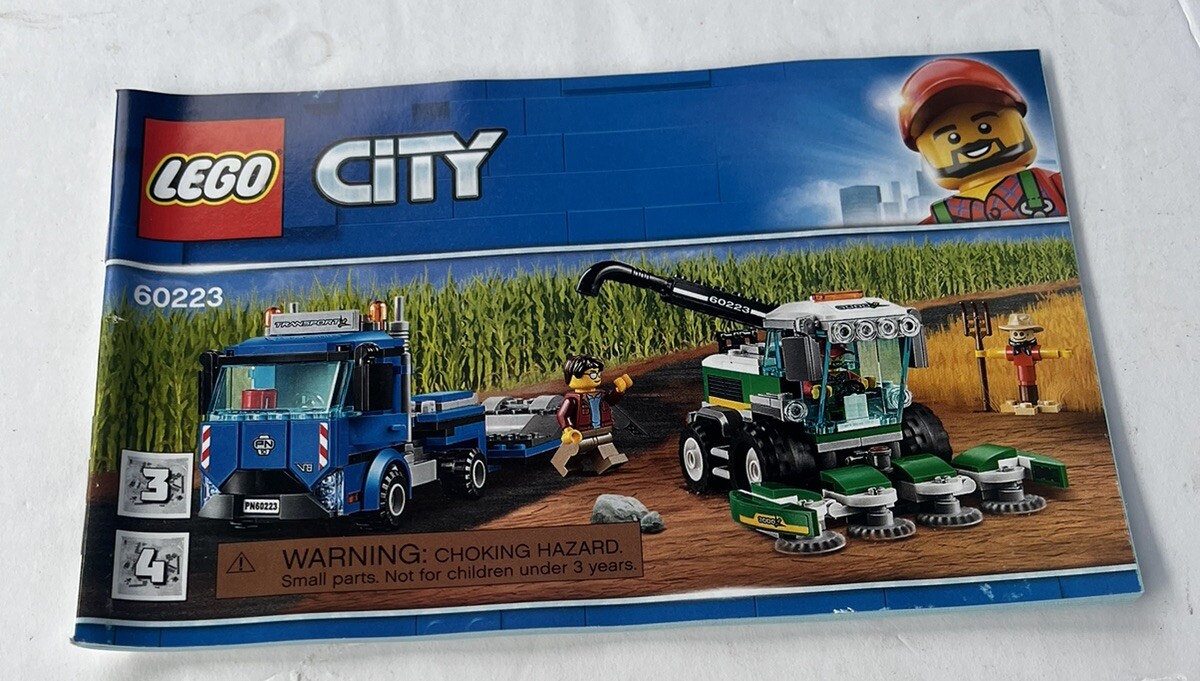 Lego Technic City 60223 Manual Booklet Only Free Shipping!
