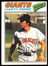 1977 Topps Marty Perez San Francisco Giants #438
