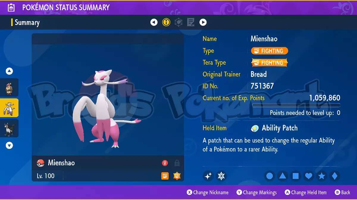 Pokemon Scarlet and Violet Shiny Mewtwo 6IV-EV Trained