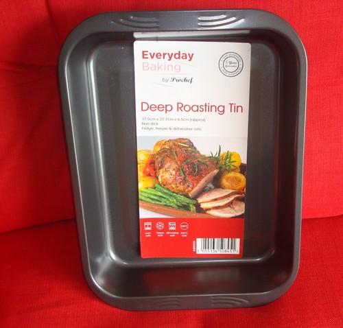 NEU Prochef Tiefer Bräter Antihaftbeschichtet Tablett 37 x 27 x 6 cm, 230° Spülmaschinenfest