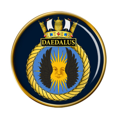HMS Daedalus, Royal Navy Pin Badge