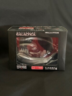 TITANS VINYL FIGURES BATTLE STAR GALACTICA CYLON RAIDER LOOT CRATE EXCLUSIVE