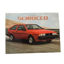 Vintage 1984 Volkswagen VW Scirocco Sales Brochure 84